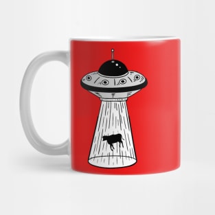 cow ufo abduction Mug